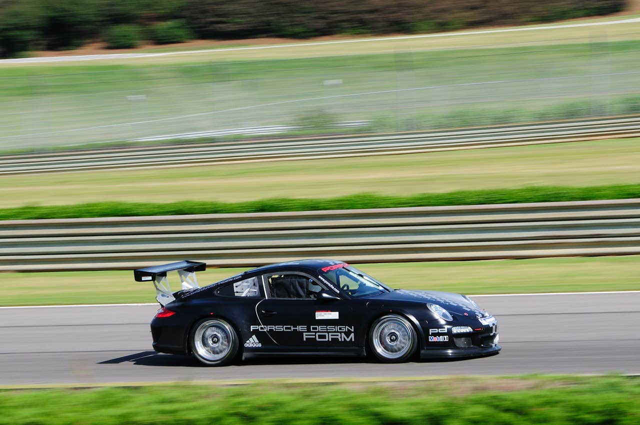 2011 Porsche 911 GT3 Cup on track