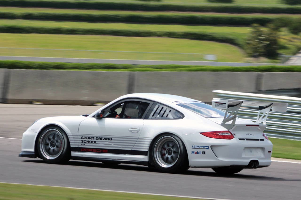 2011 Porsche 911 GT3 Cup on track