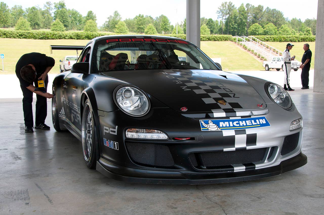 2011 Porsche 911 GT3 Cup front 3/4 view
