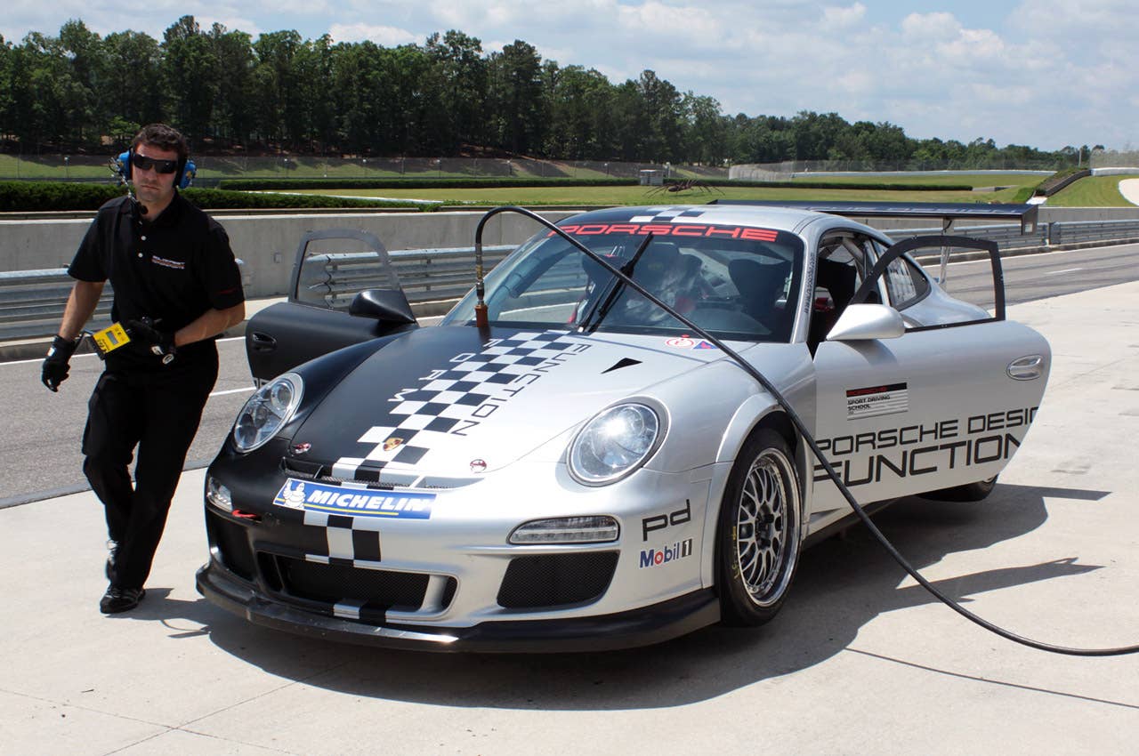 2011 Porsche 911 GT3 Cup front 3/4 view
