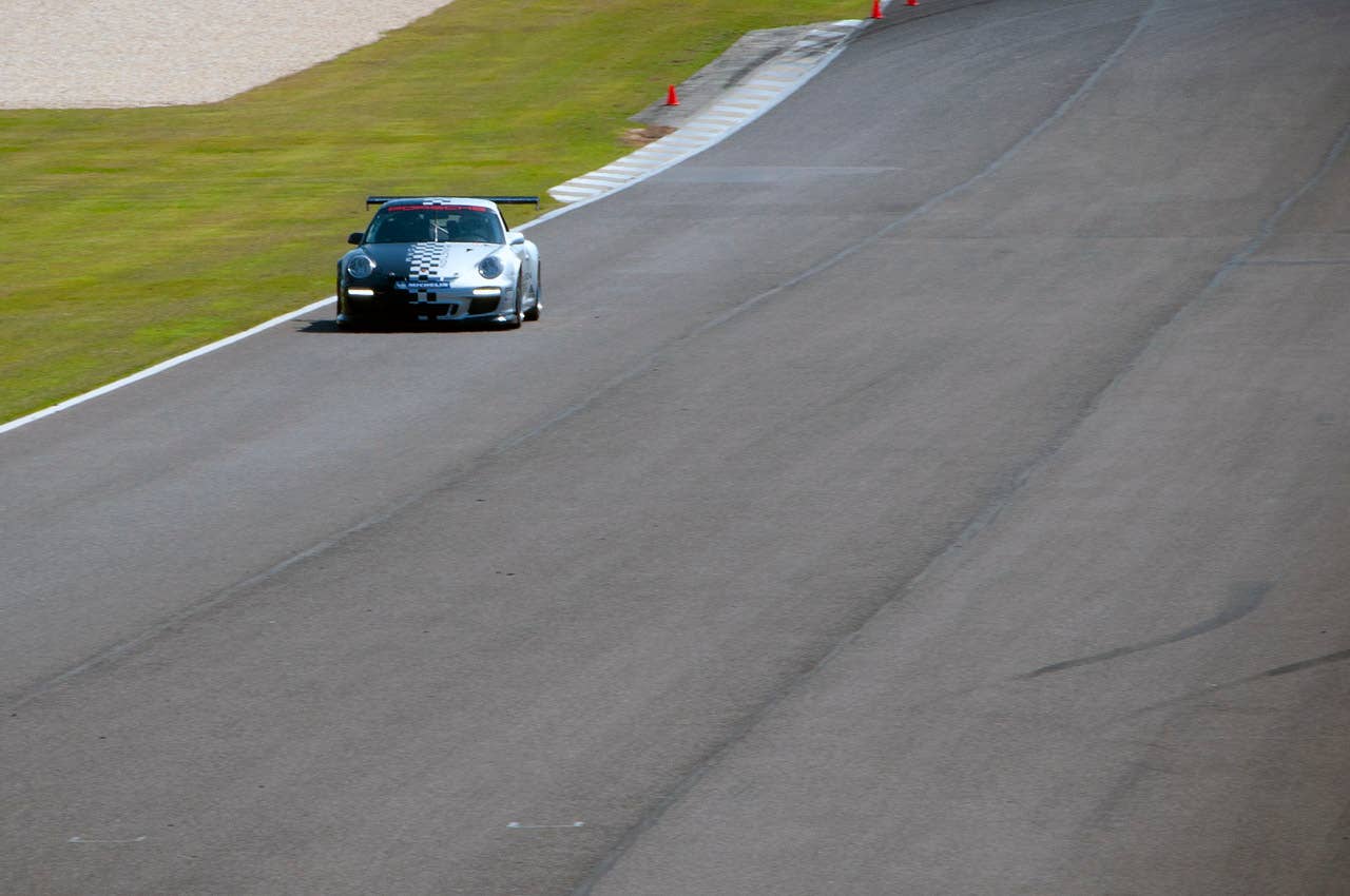 2011 Porsche 911 GT3 Cup on track