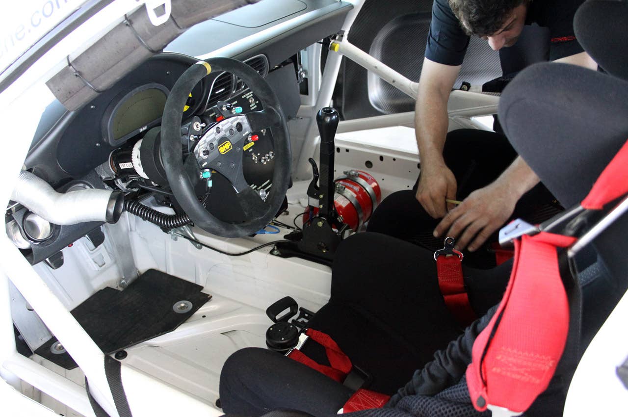 2011 Porsche 911 GT3 Cup interior