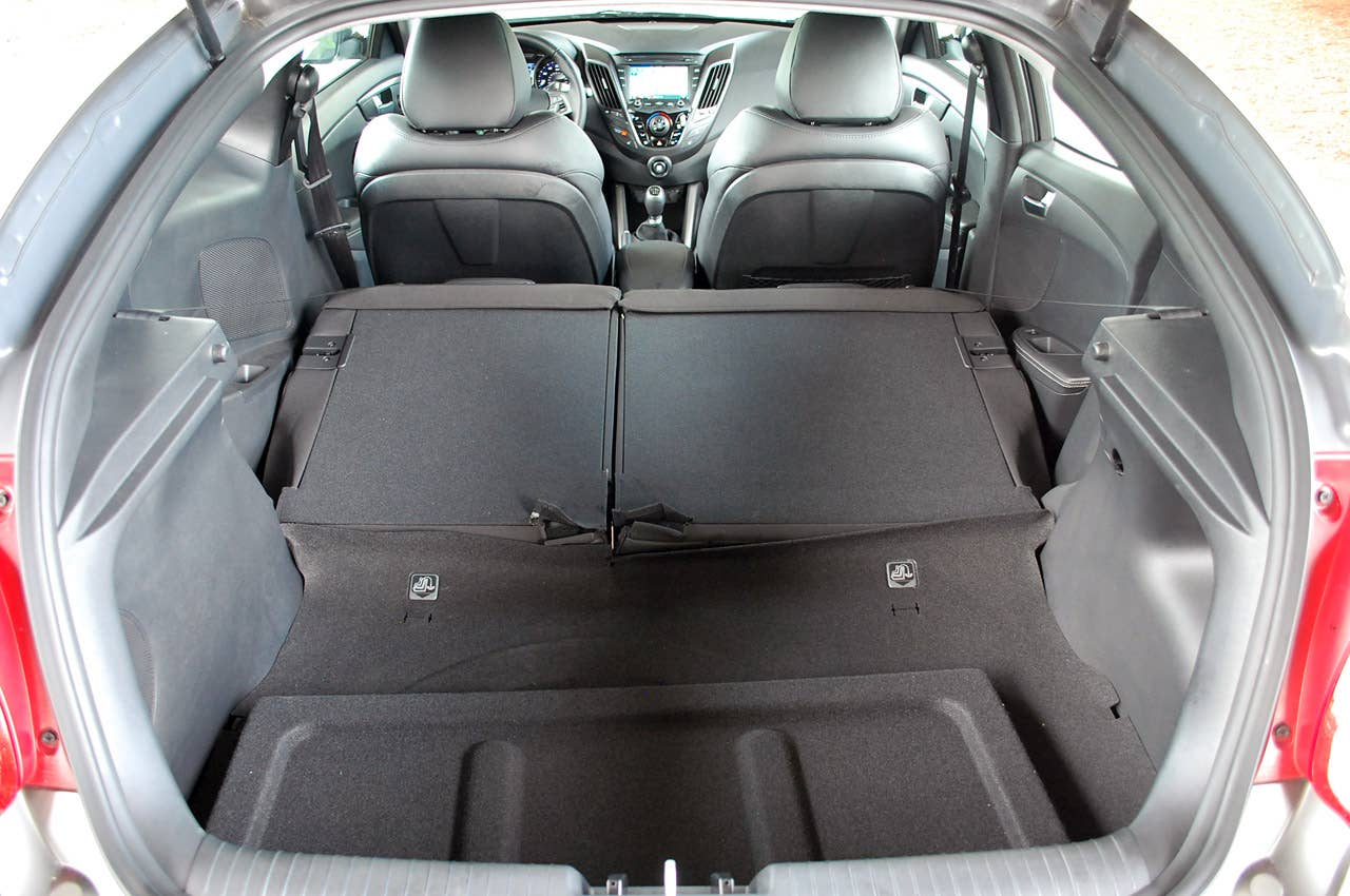 2013 Hyundai Veloster Turbo rear cargo area