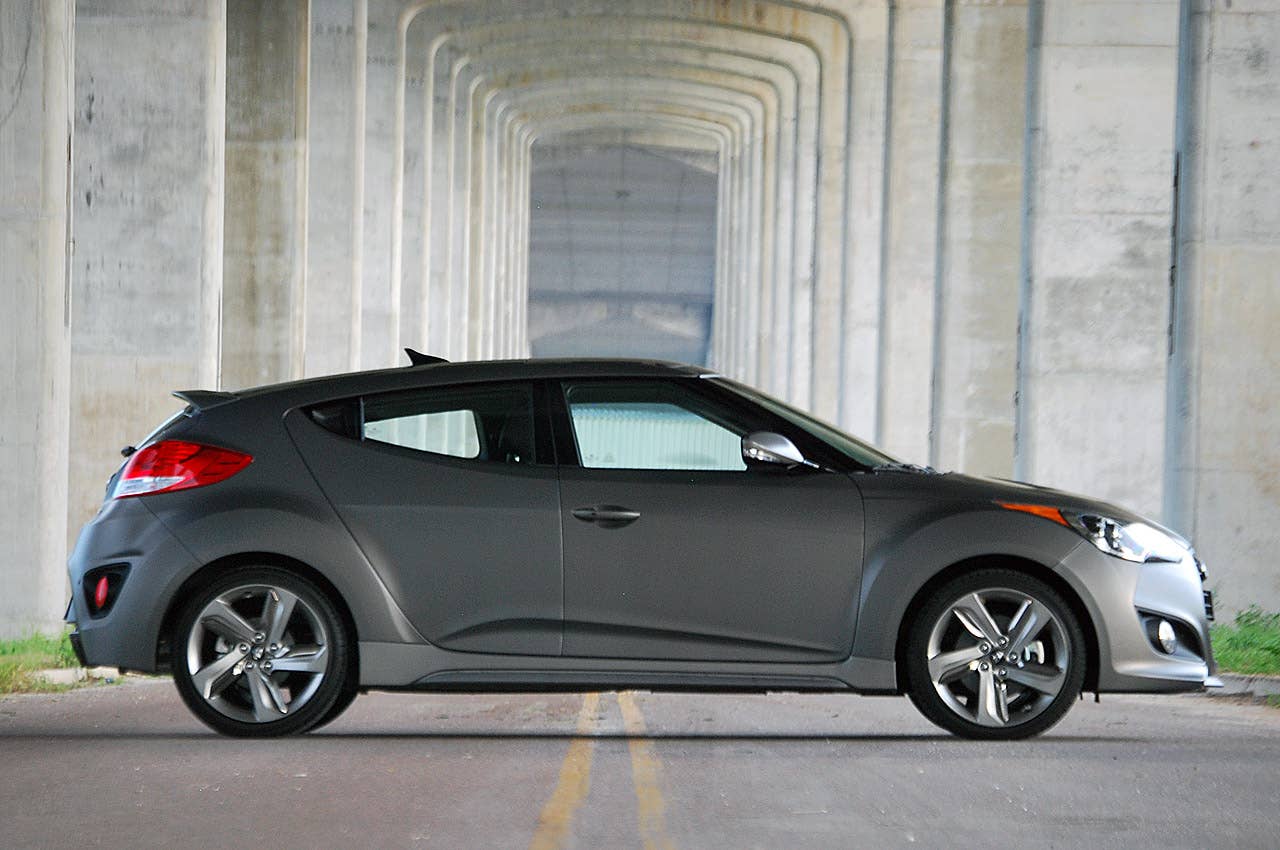 2013 Hyundai Veloster Turbo side view