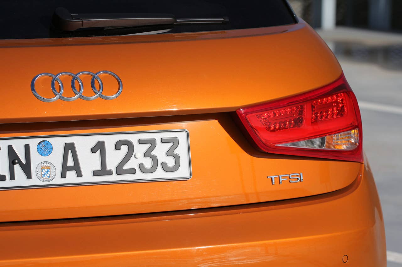 2012 Audi A1 Sportback rear detail