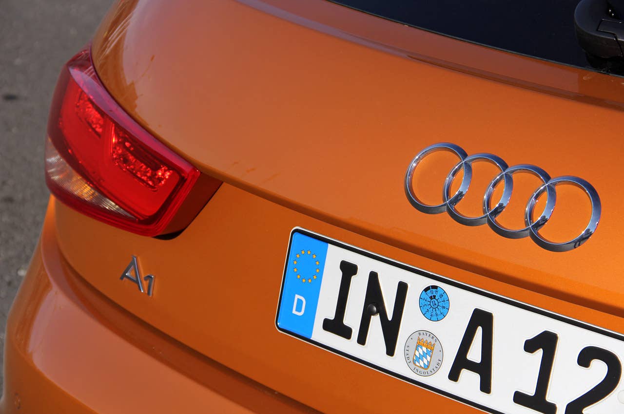 2012 Audi A1 Sportback rear detail