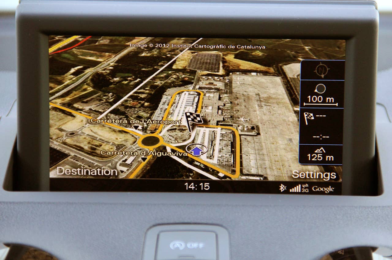 2012 Audi A1 Sportback navigation system
