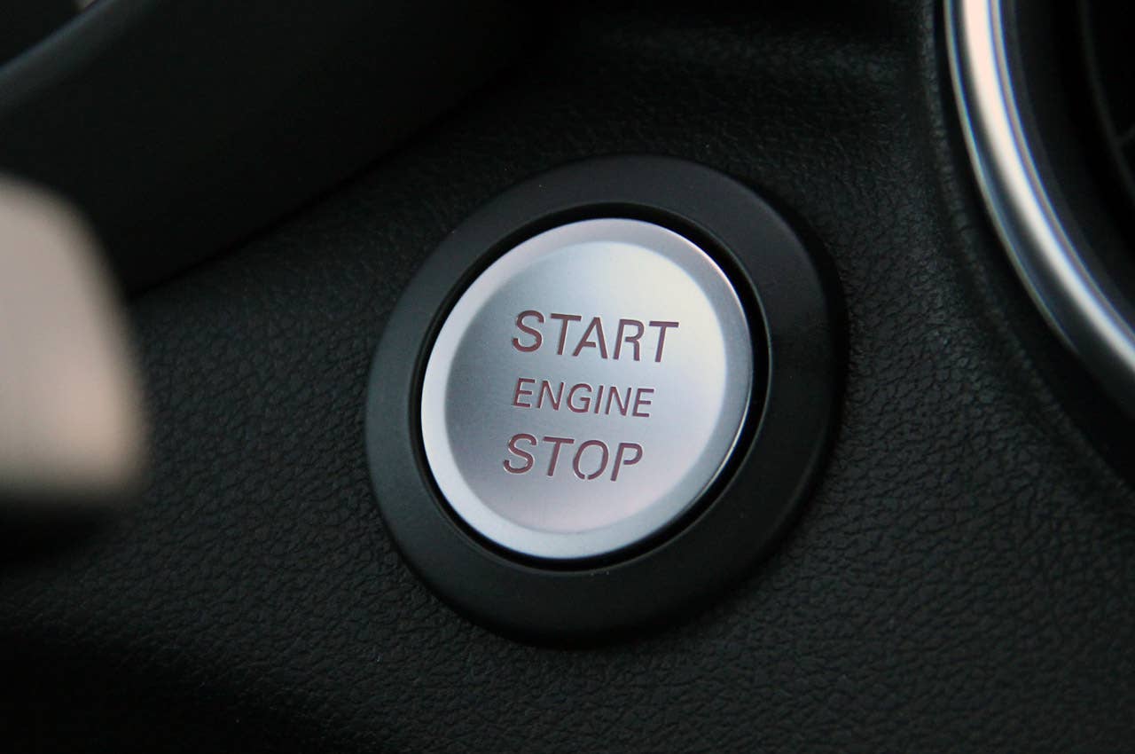 2012 Audi A1 Sportback start button