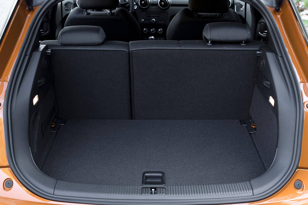 2012 Audi A1 Sportback rear cargo area