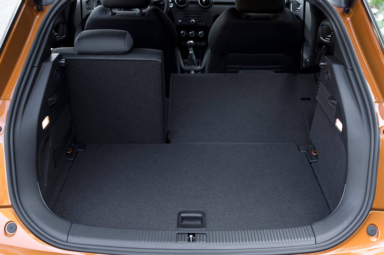 2012 Audi A1 Sportback rear cargo area