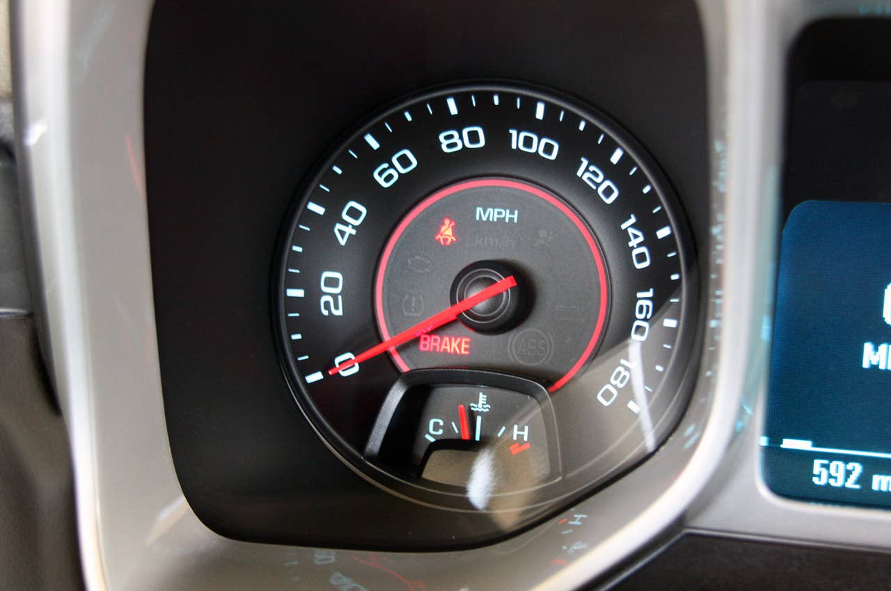 2013 Chevrolet Camaro 1LE speedometer