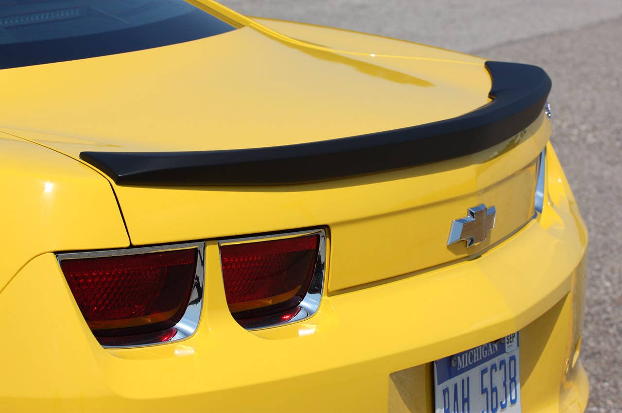 2013 Chevrolet Camaro 1LE rear spoiler