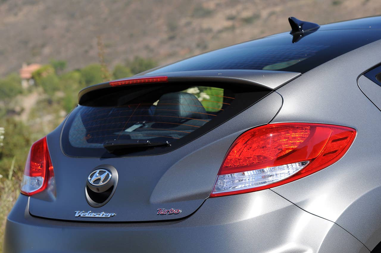 2013 Hyundai Veloster Turbo rear hatch