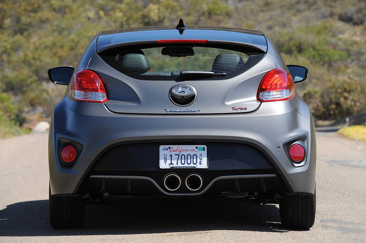 2013 Hyundai Veloster Turbo rear view