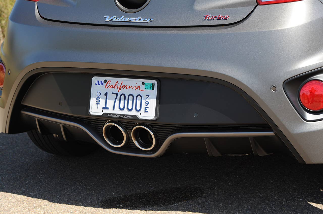 2013 Hyundai Veloster Turbo rear fascia
