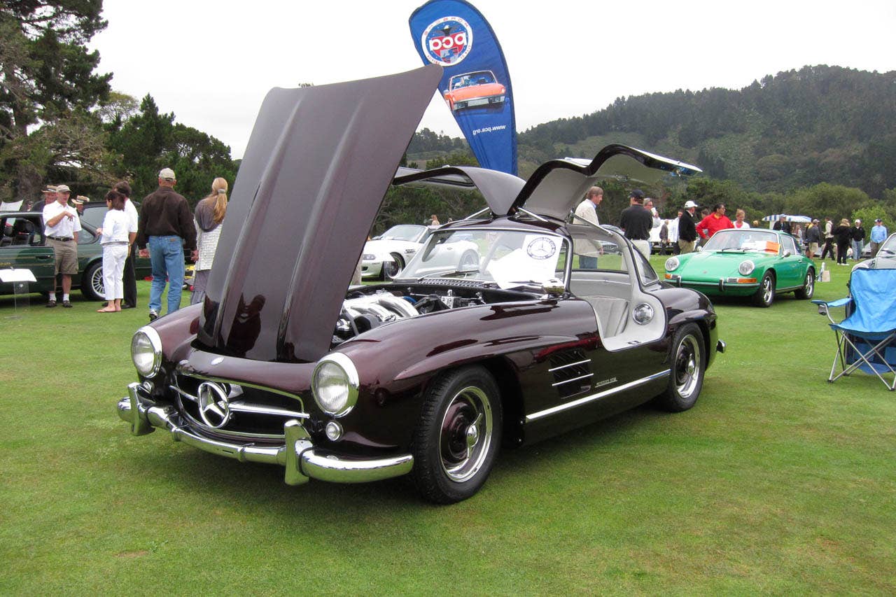 1955 Mercedes-Benz 300SL Gullwing in Claret Red