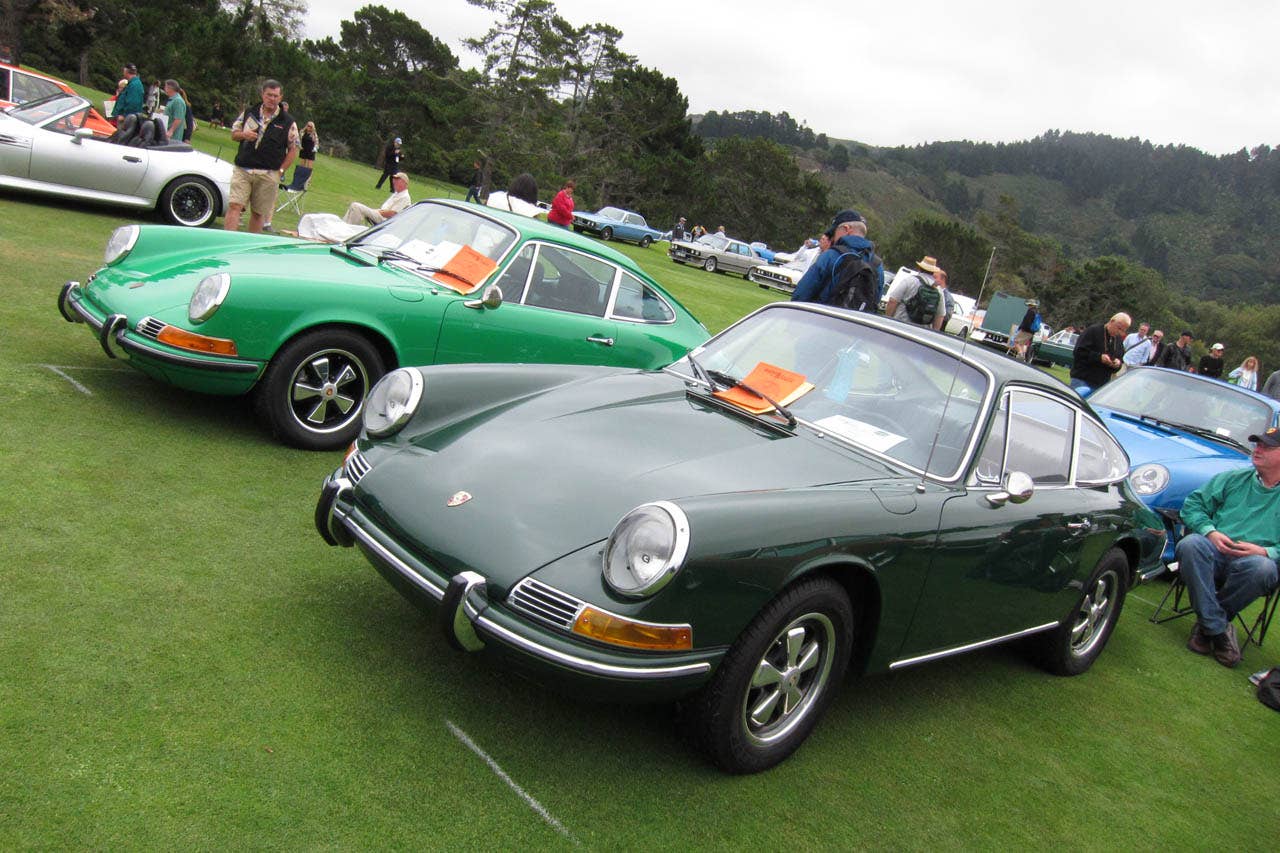1966 Porsche 912 (front) and 1971 Porsche 911T (back)