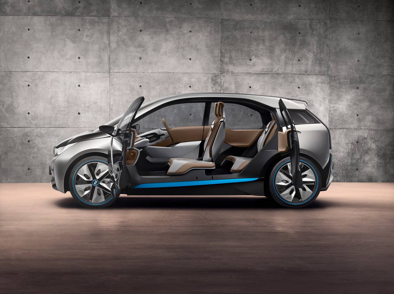 BMW i3 doors open