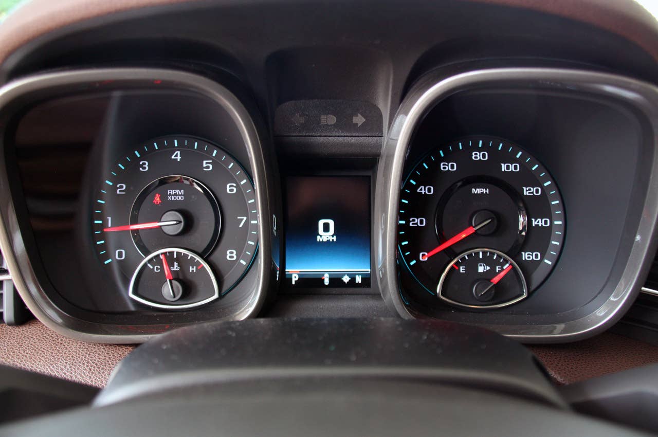 2013 Chevrolet Malibu 2.5 gauges