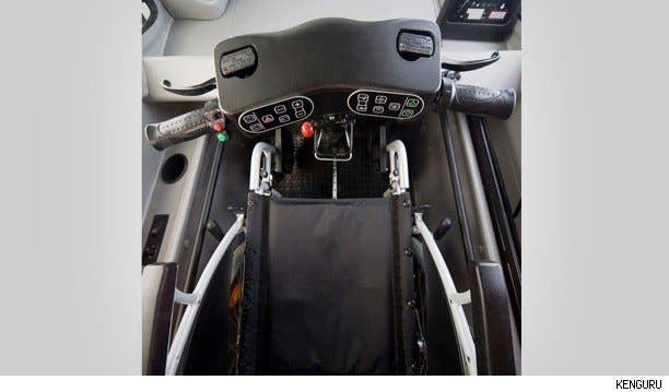 Kenguru Wheelchair-Accessible EV interior.