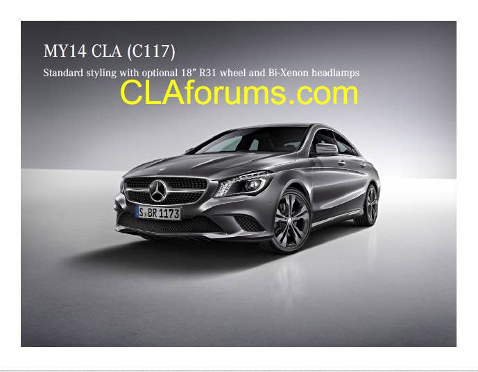 Mercedes-Benz CLA Order Guide