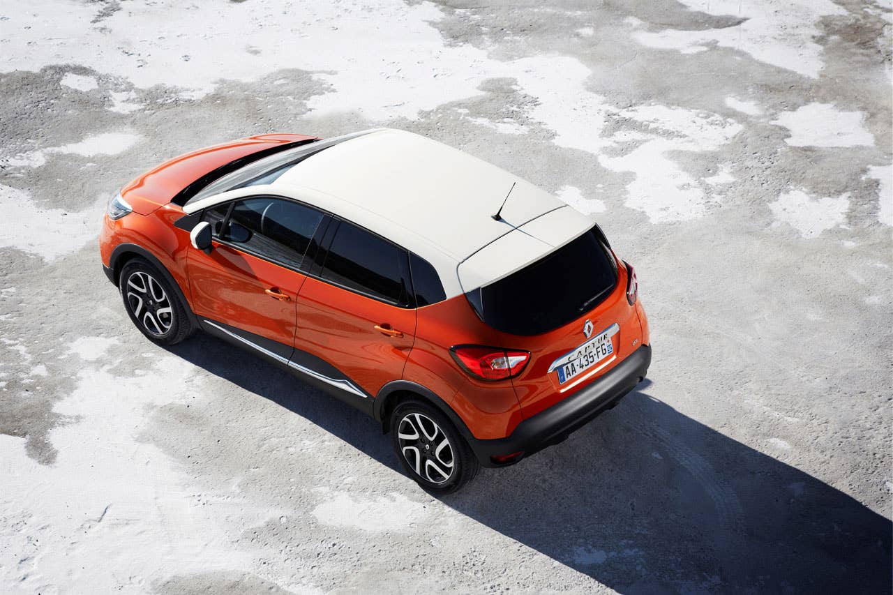 Production Renault Captur from above