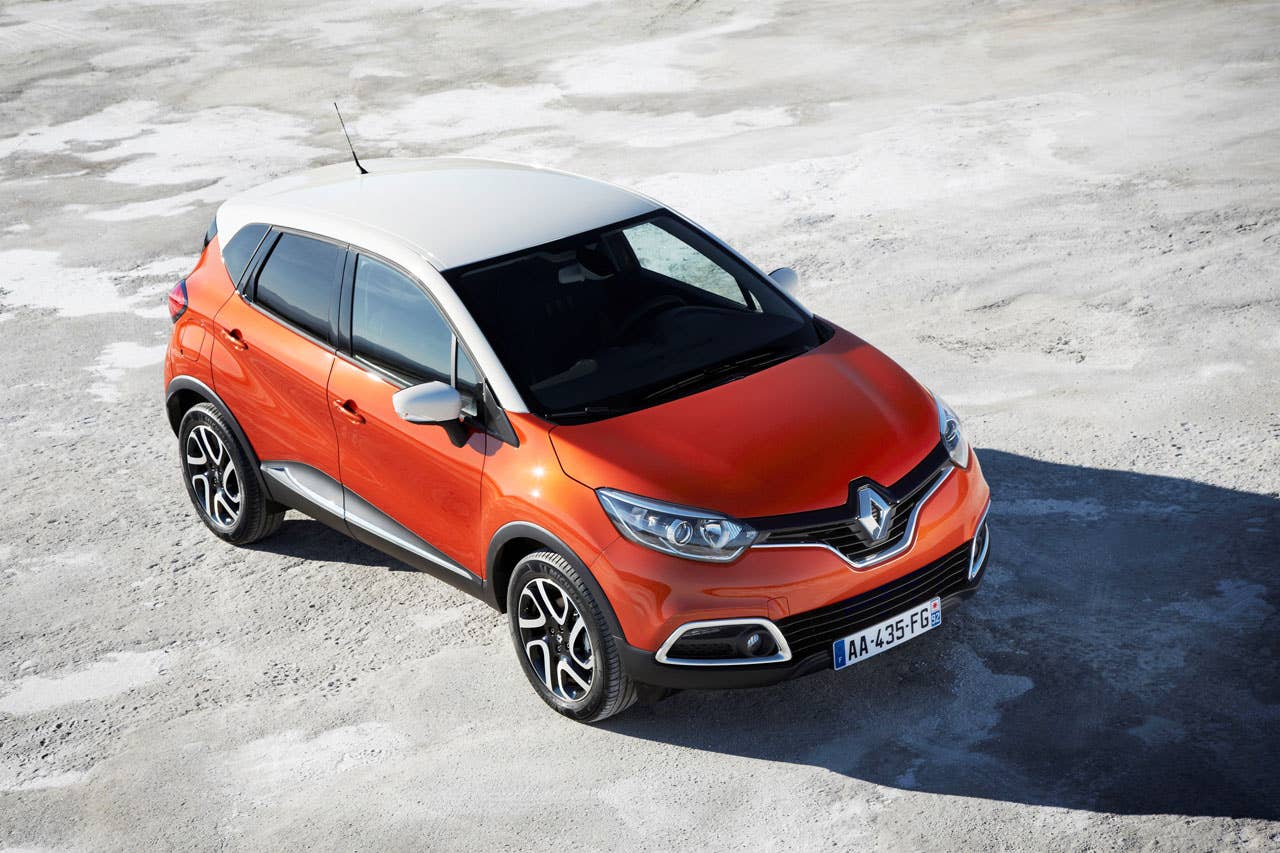 Production Renault Captur from above