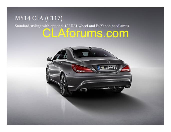 Mercedes-Benz CLA Order Guide