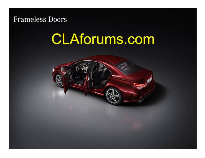 Mercedes-Benz CLA Order Guide