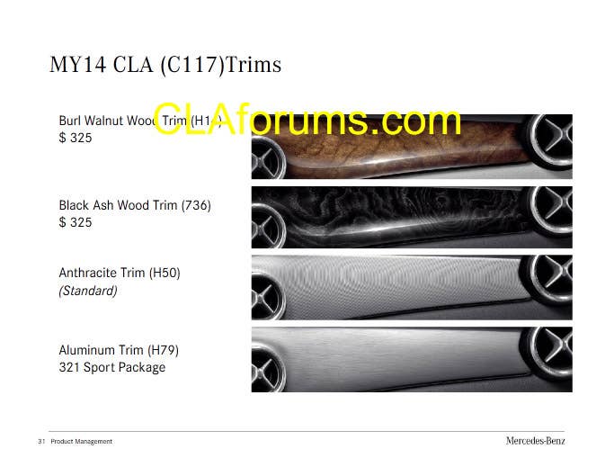 Mercedes-Benz CLA Order Guide