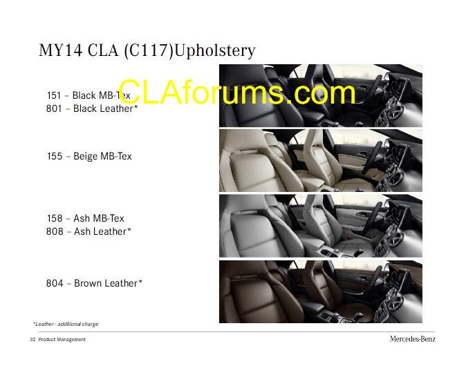 Mercedes-Benz CLA Order Guide