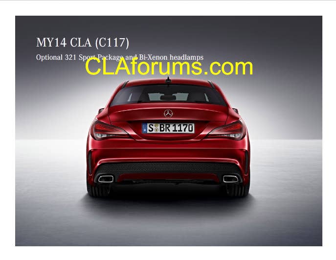 Mercedes-Benz CLA Order Guide