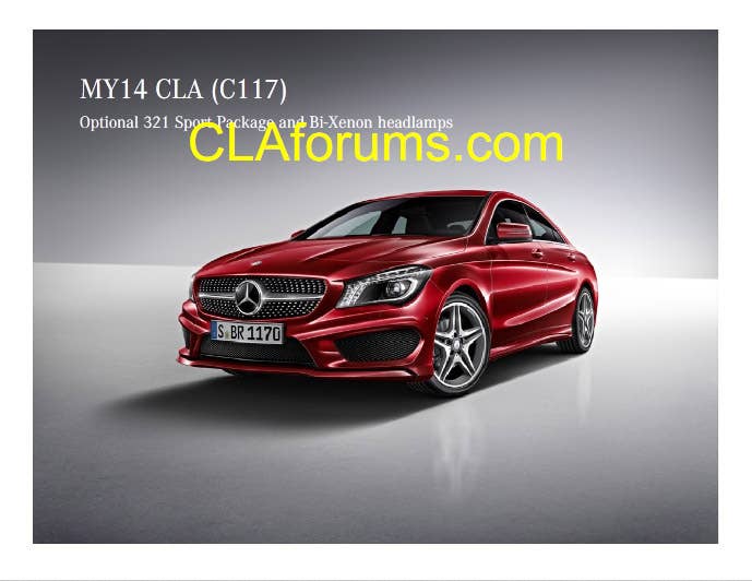 Mercedes-Benz CLA Order Guide