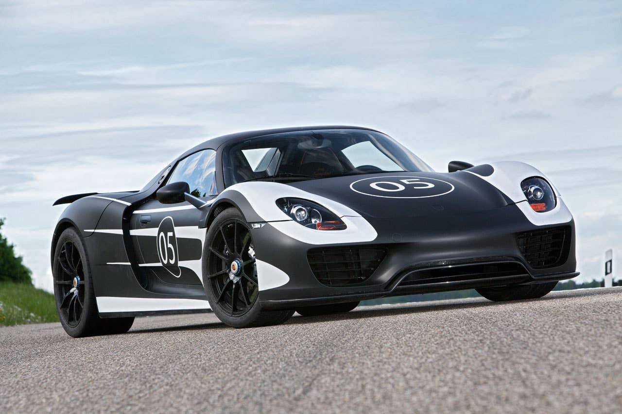 Porsche 918 Spyder Prototype front 3/4