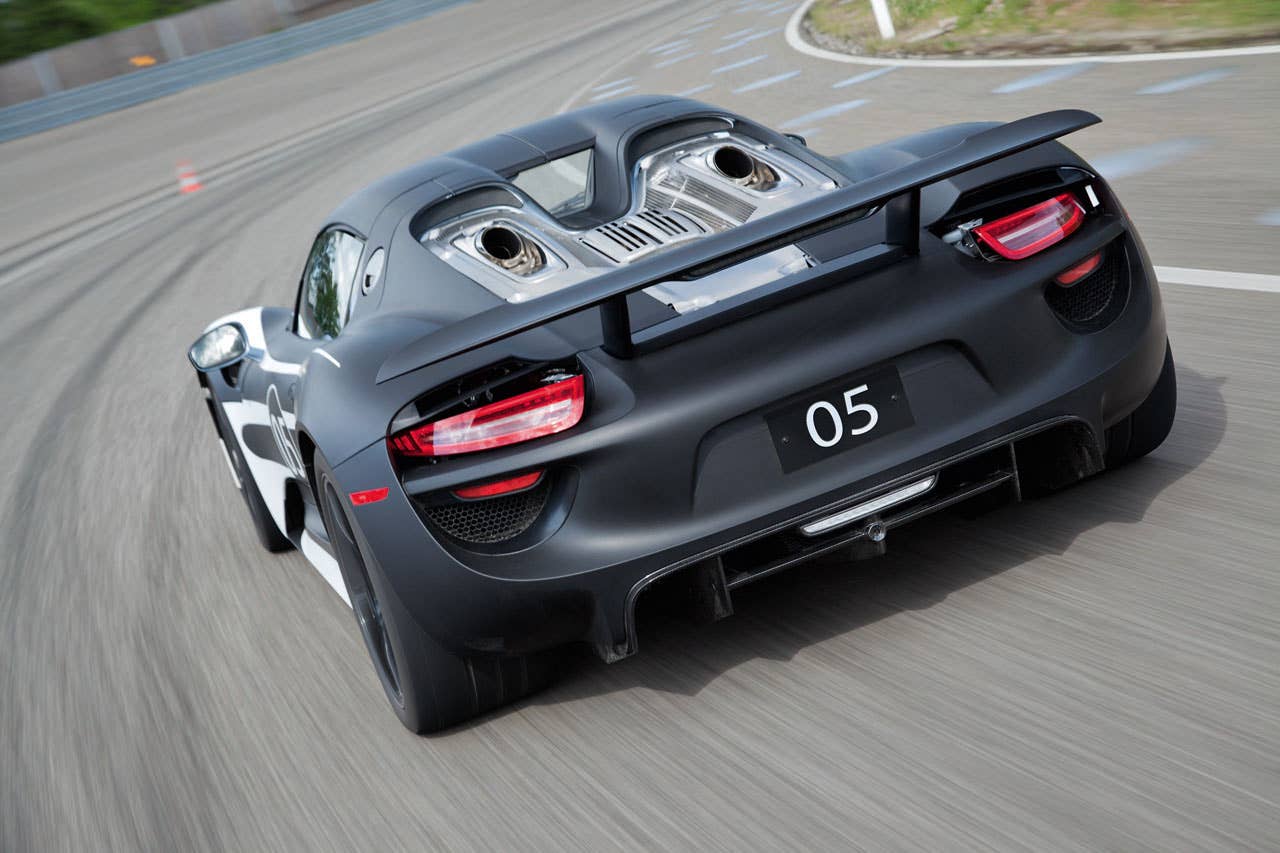 Porsche 918 Spyder Prototype rear