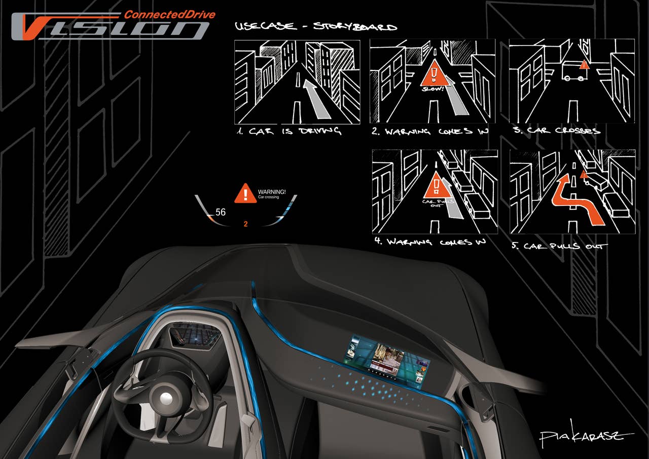 BMW Vision ConnectedDrive - Interface sketch (02/2011)