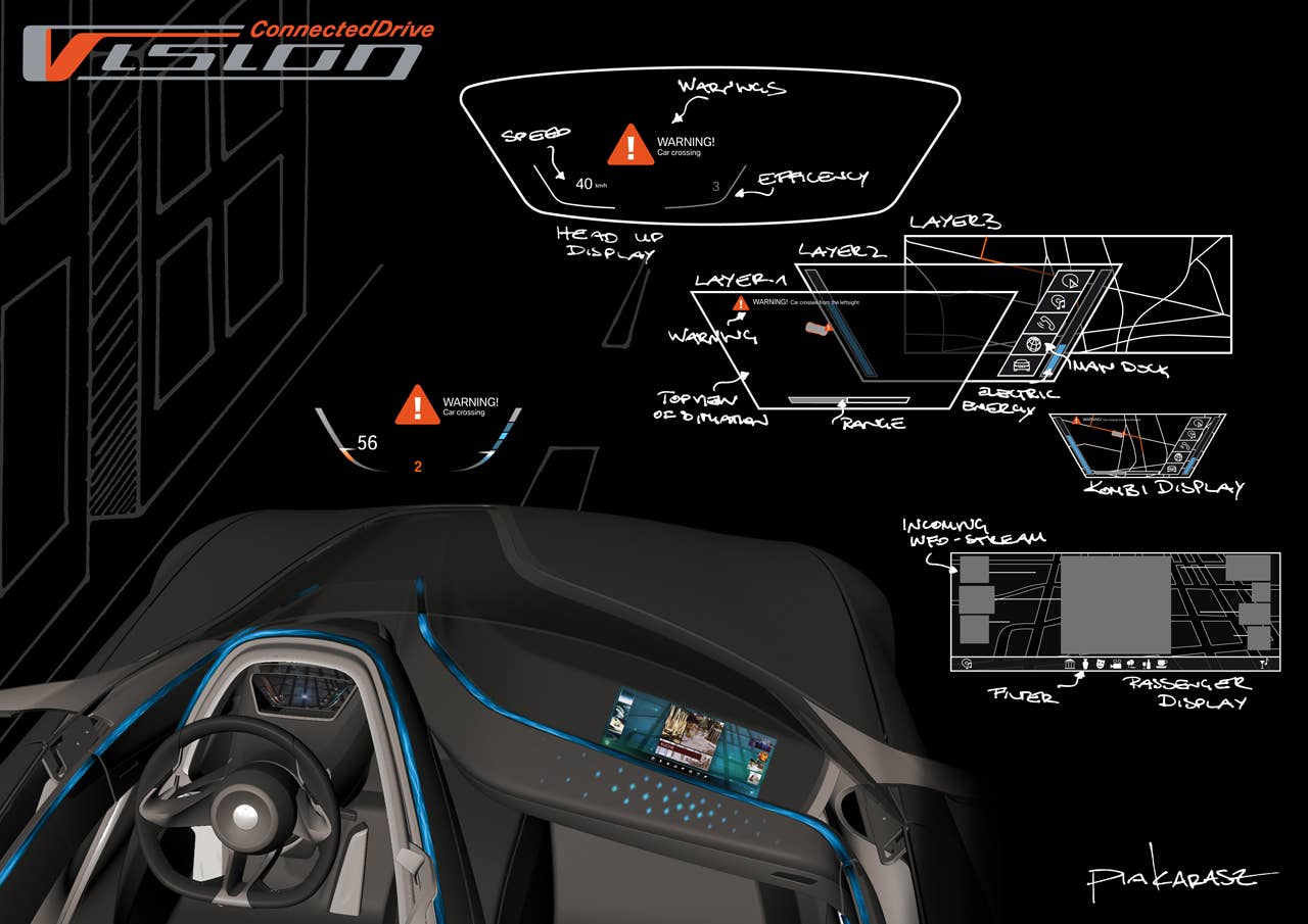 BMW Vision ConnectedDrive - Interface sketch (02/2011)