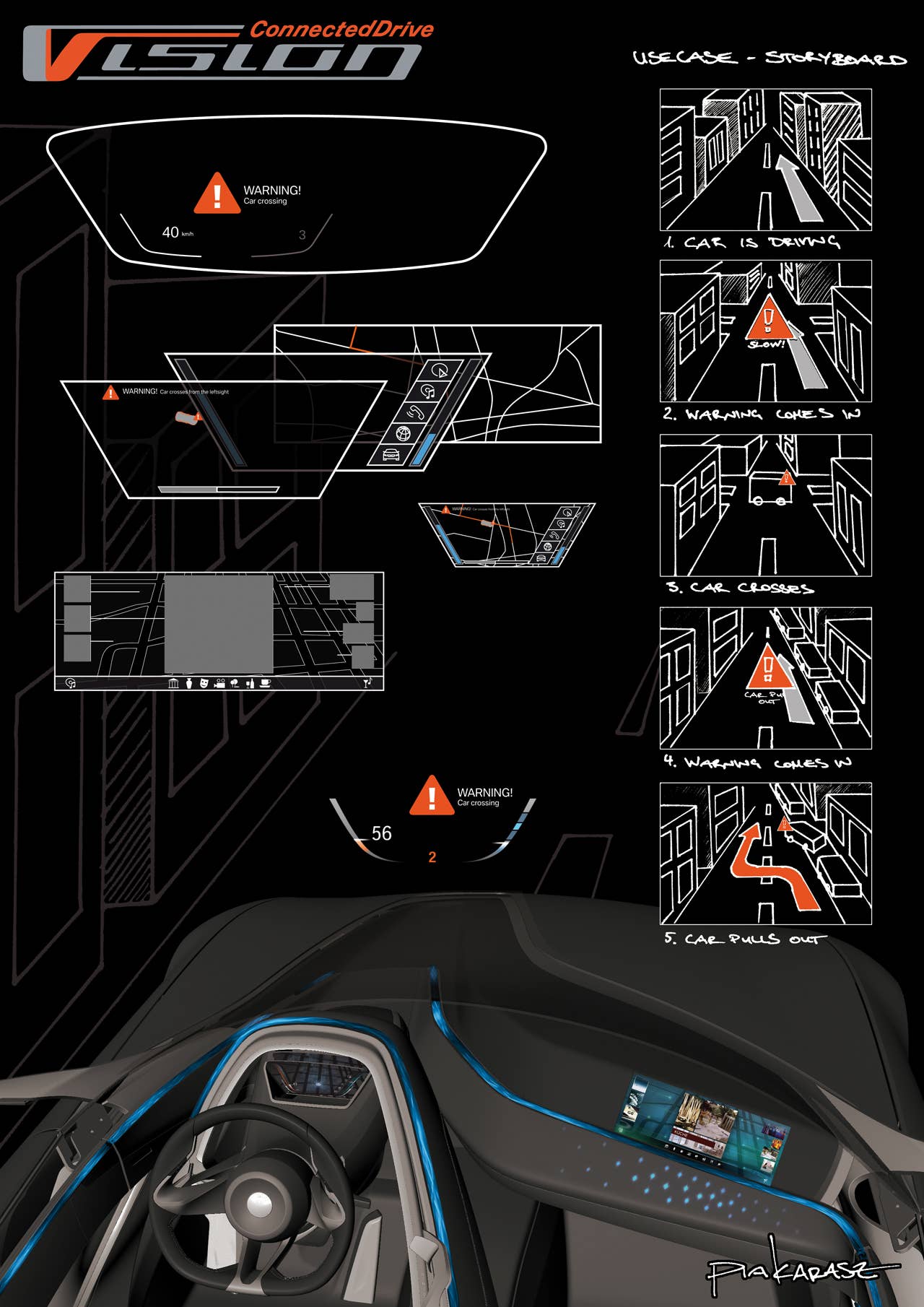 BMW Vision ConnectedDrive - Interface sketch (02/2011)