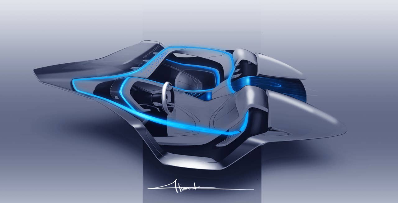 BMW Vision ConnectedDrive - Interior sketch (02/2011)