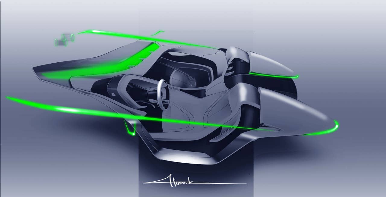 BMW Vision ConnectedDrive - Interior sketch (02/2011)