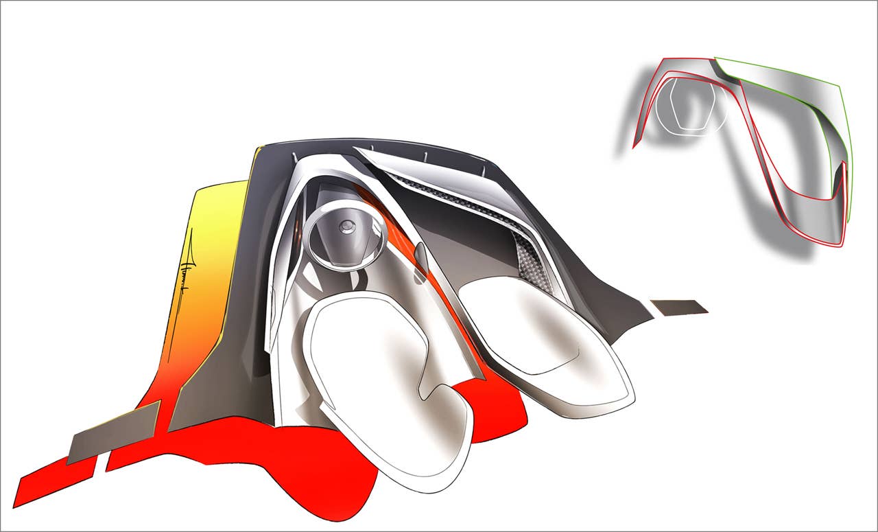BMW Vision ConnectedDrive - Interior sketch (02/2011)