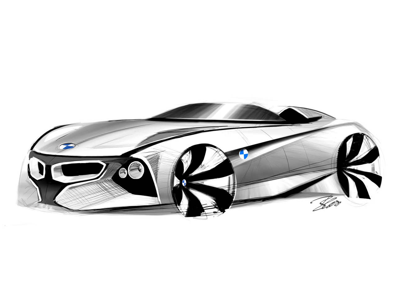 BMW Vision ConnectedDrive - Exterior sketch (02/2011)