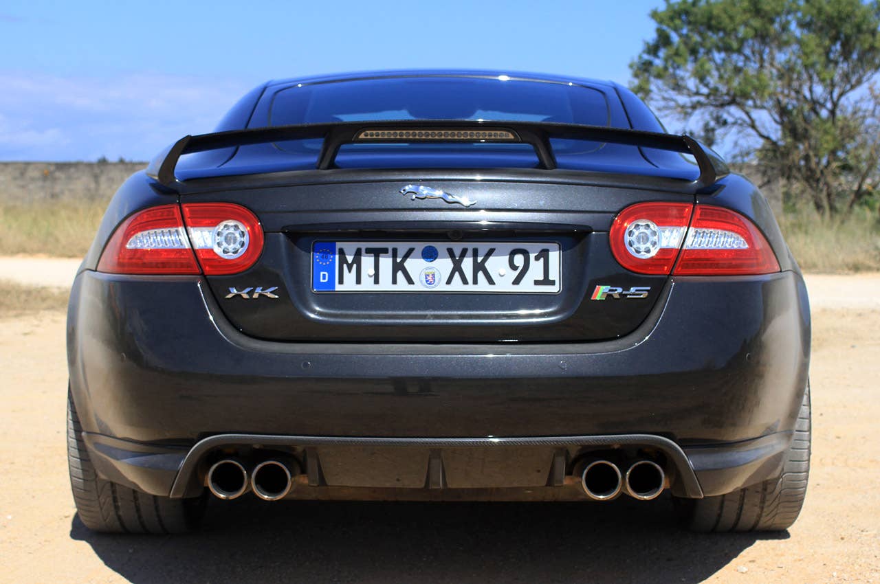 2012 Jaguar XKR-S rear view