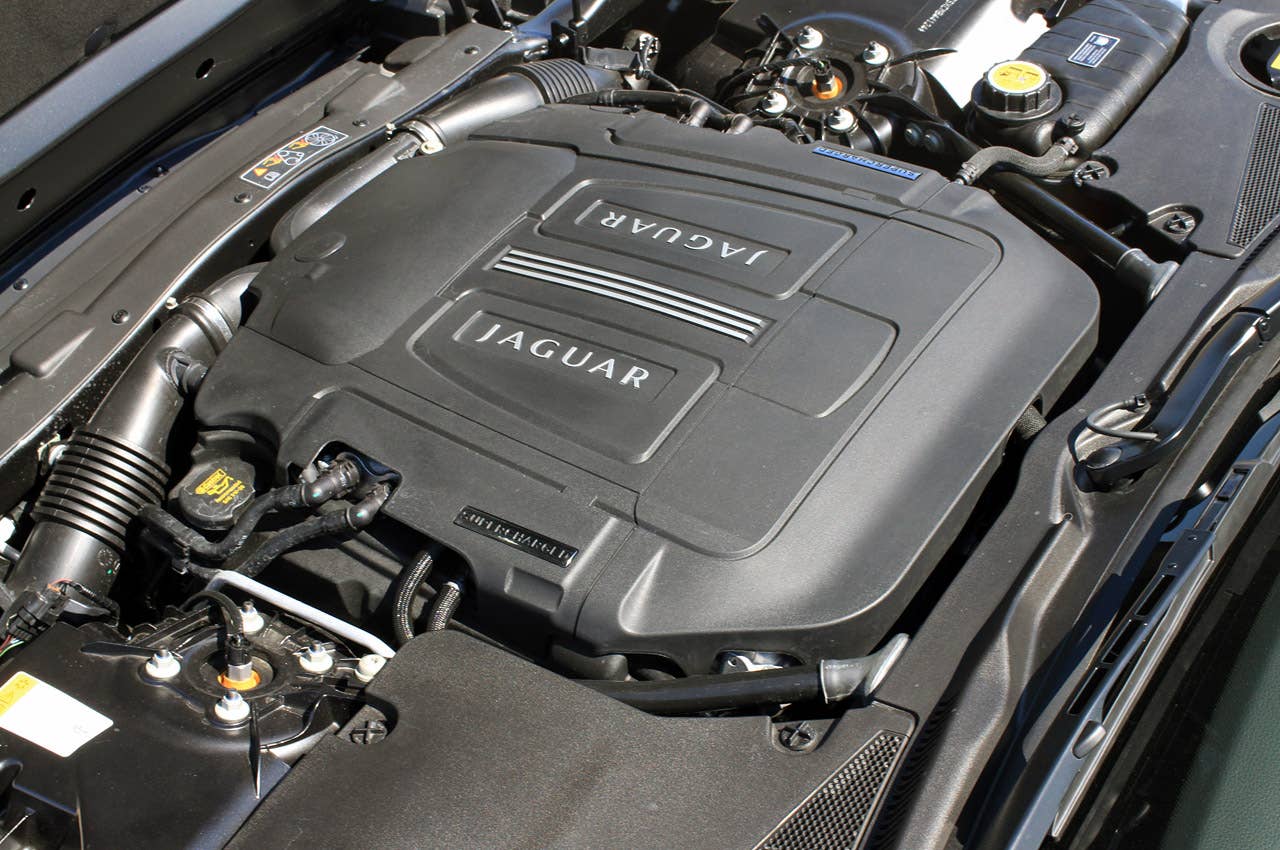 2012 Jaguar XKR-S engine