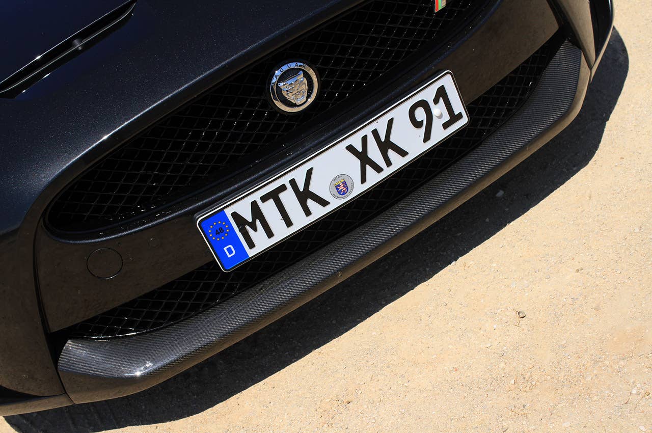 2012 Jaguar XKR-S front spoiler