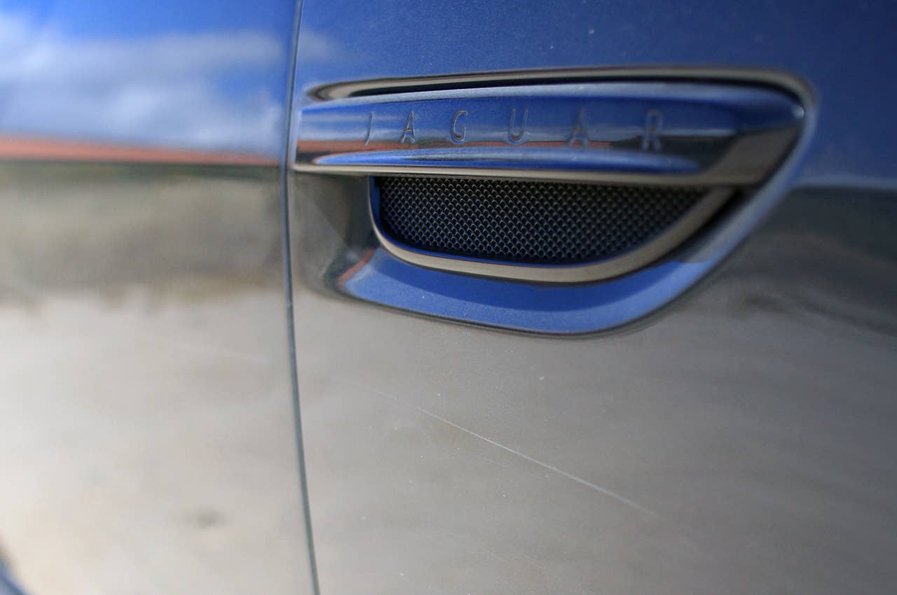 2012 Jaguar XKR-S side vent