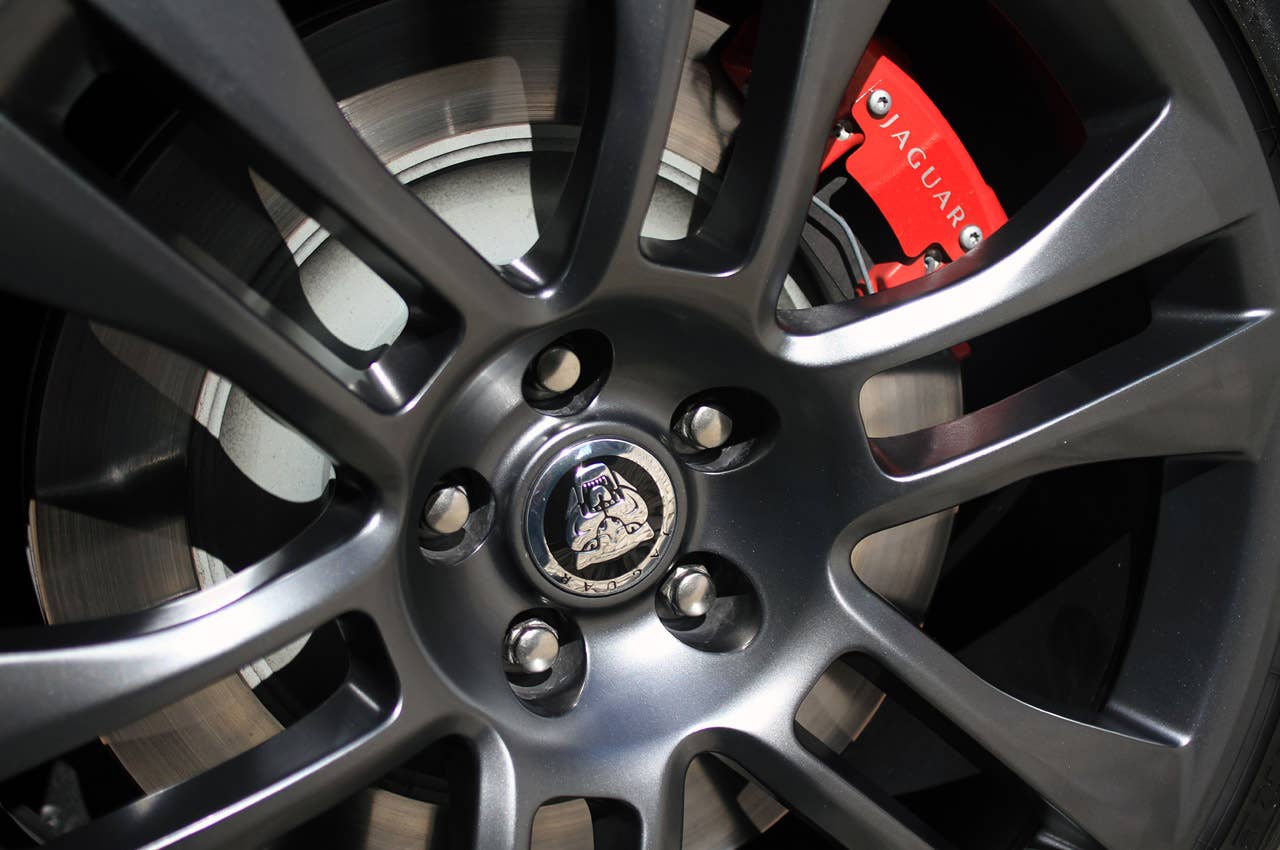 2012 Jaguar XKR-S wheel detail