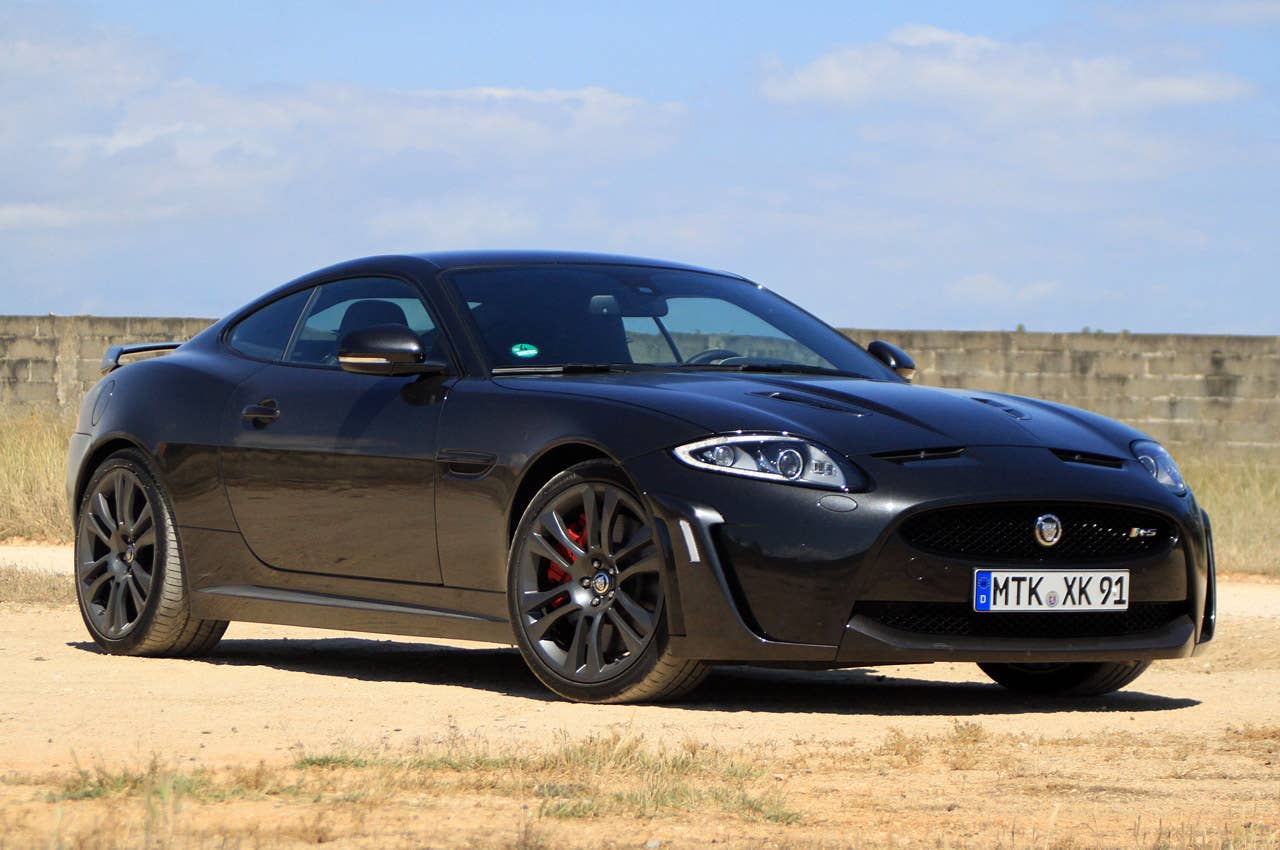 2012 Jaguar XKR-S front 3/4 view