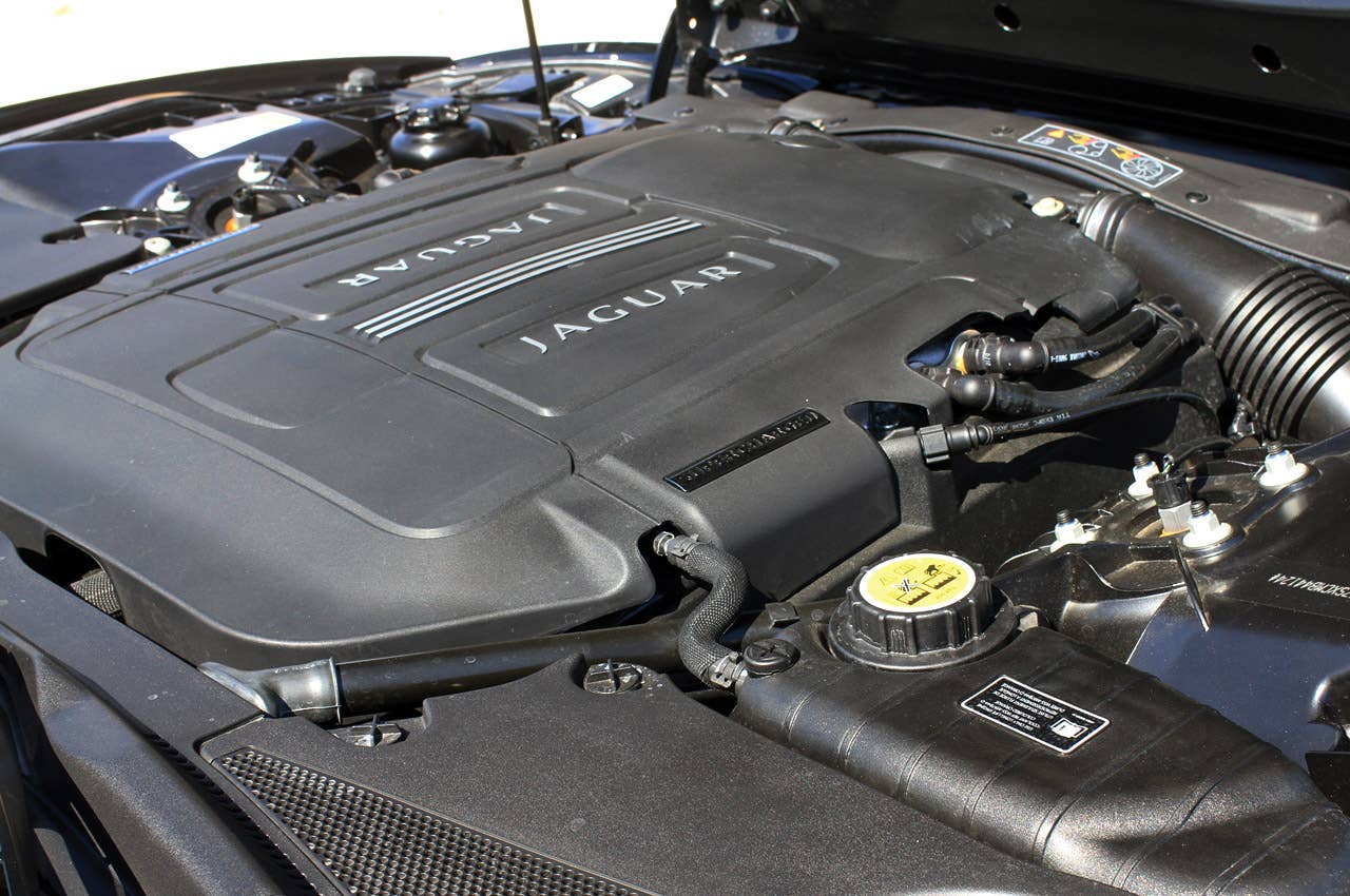 2012 Jaguar XKR-S engine