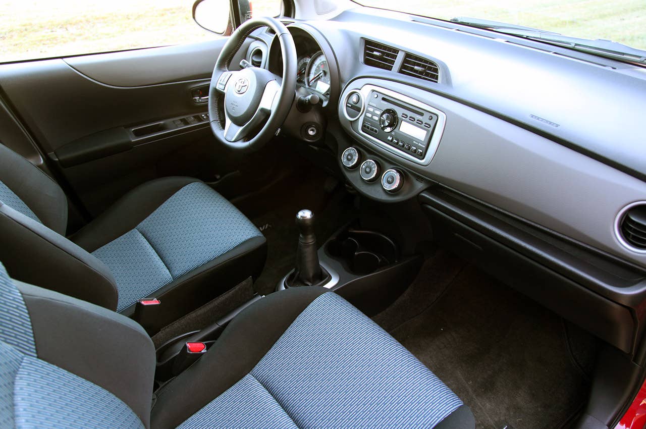 2012 Toyota Yaris SE interior